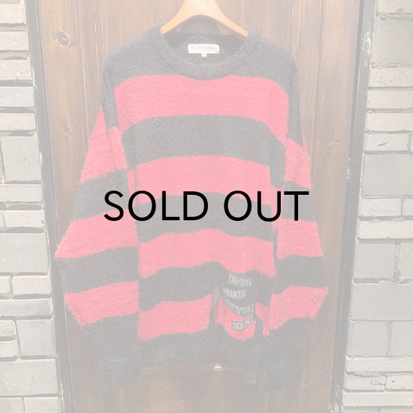 画像1: {PROPA9ANDA} MYSTIQUE BORDER KNIT (1)