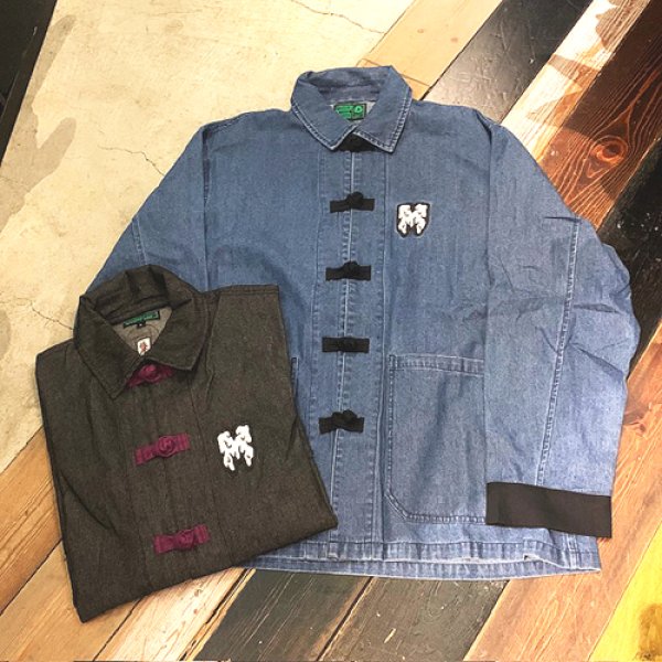 画像1: {MAGICAL MOSH MISFITS} マジカルチャイナシャツ (1)