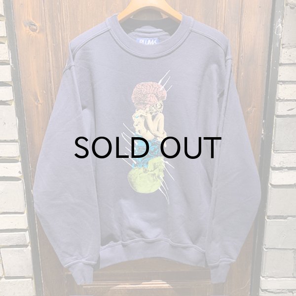 画像1: {ら} "issei okamoto" used sweat(NAVY) (1)