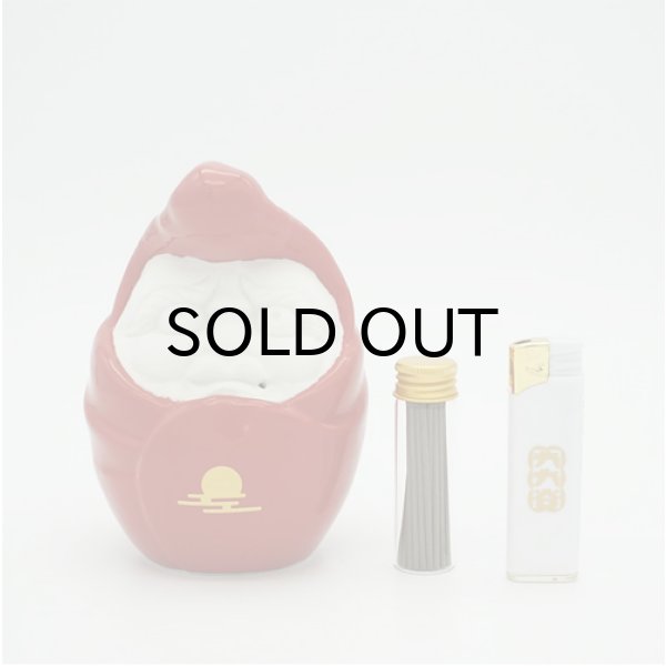 画像5: {九九谷} ツッパリダルマ　お香立て (5)