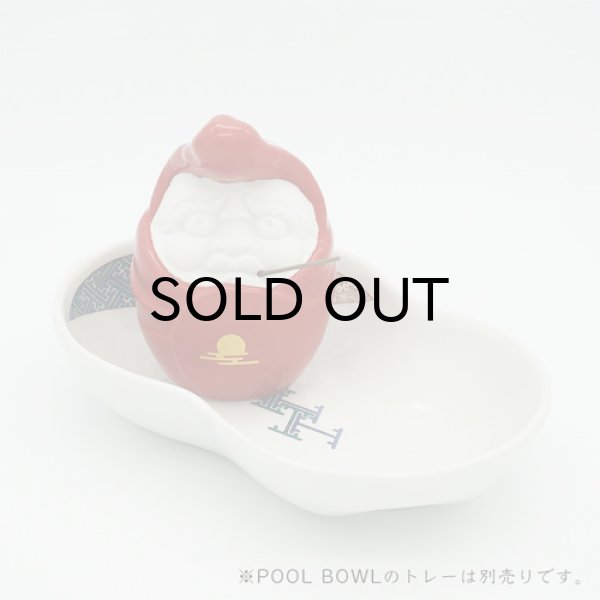 画像6: {九九谷} ツッパリダルマ　お香立て (6)