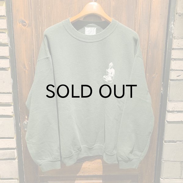 画像1: {ら} "satoshi ito" used sweat(M.GREEN) (1)