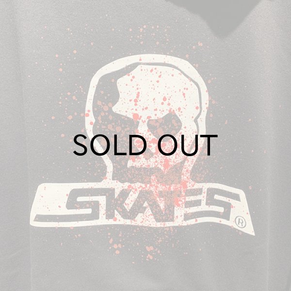 画像3: {SKULL SKATES} "GIVE BLOOD" LOGO HOOD SWEAT / BLACK (3)