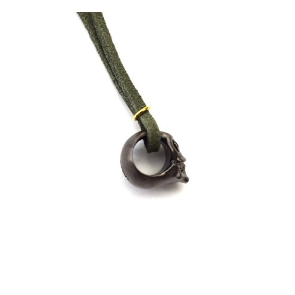 画像5: {FLYOVER} Tibetan skull pendant Top (5)