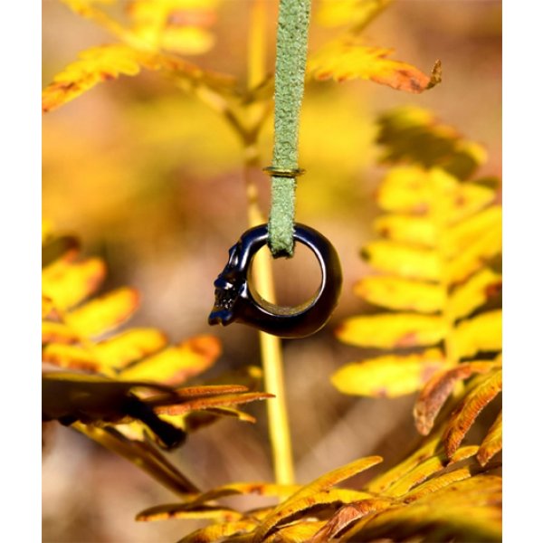 画像7: {FLYOVER} Tibetan skull pendant Top (7)