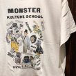 画像2: {SNOID} "MONSTER KULTURE SCHOOL" F/C T-shirts  (2)