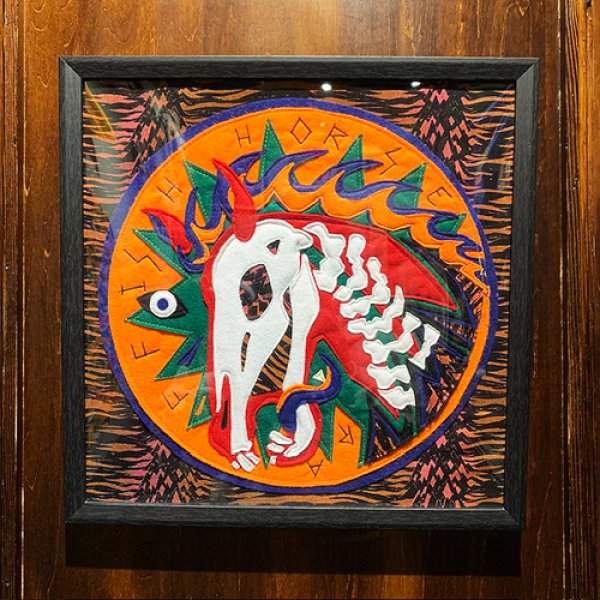 画像1: {NO MAD NUMSKULL} "RAFFISH HORSE" FELT WAPPEN 03(額付) (1)