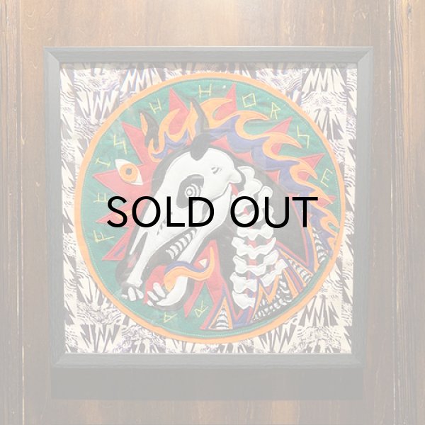 画像1: {NO MAD NUMSKULL} "RAFFISH HORSE" FELT WAPPEN 04(額付) (1)