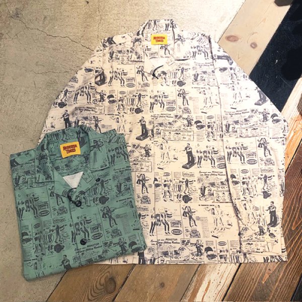 画像1: {MONSTOR TIMES} "MONSTOR INSTRUCTIONS" Shirts LS (1)