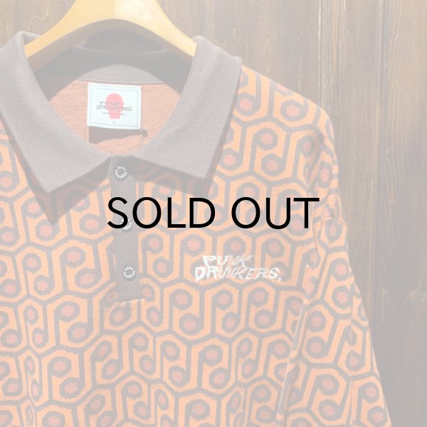 画像3: {PUNK DRUNKERS} Pdニットポロシャツ (3)