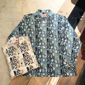 画像: {POP EYES} "Checkered Hell Drive" Shirt LS