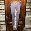 画像2: {NO MAD NUMSKULL} ORIGINAL PATTERN LONG PANTS / "FELT PATCH BONE" / GRAY (2)