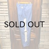 画像: {NO MAD NUMSKULL} ORIGINAL PATTERN LONG PANTS / "FELT PATCH BONE" / BLUE