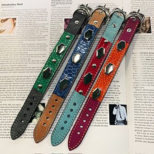 画像: {Quzuri} STUDS WLISTBAND(HEXAGON)