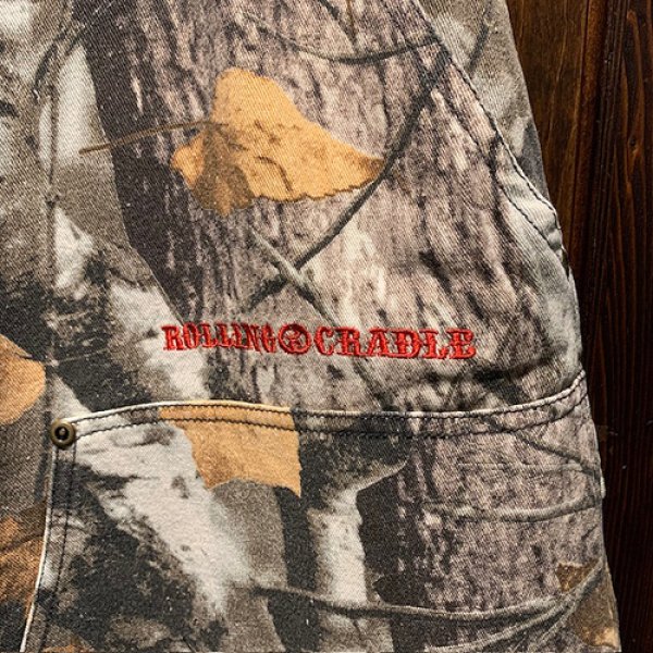 画像3: {ROLLING CRADLE} DOUBLE KNEE SHORTS / CAMO (3)