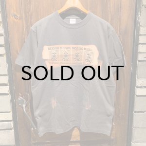 画像: {TENKI} "MISSING" S/S T-SHIRTS (SUMI)