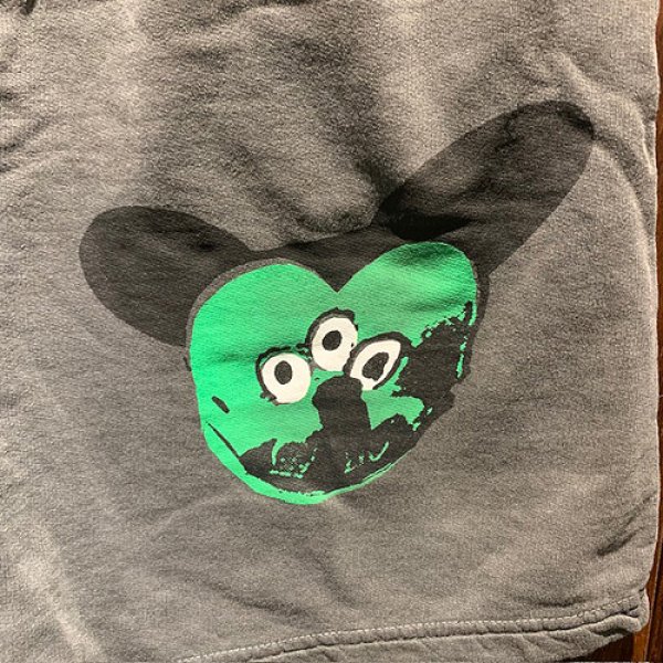 画像3: {NO MAD NUMSKULL} "HALLUCINATION CLUB" Sweat Shorts (SUMI) (3)