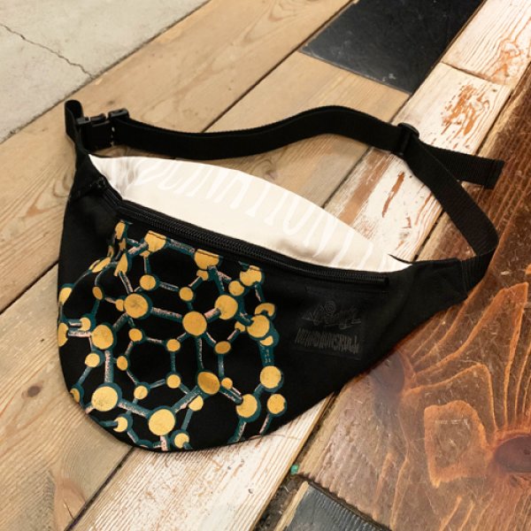 画像1: {Satoshi Ito×NO MAD NUMSKULL} ORIGINAL PATTERN WAIST POUCH (1)