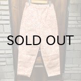 画像: {NO MAD NUMSKULL} ORIGINAL PATTERN LONG PANTS / "THUNDER" / IVORY×ORANGE