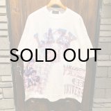 画像: {NO MAD NUMSKULL} "HALLUCINATION CLUB" COLLAGE MULTI PRINT S/S T-SHIRTS (WHITE)