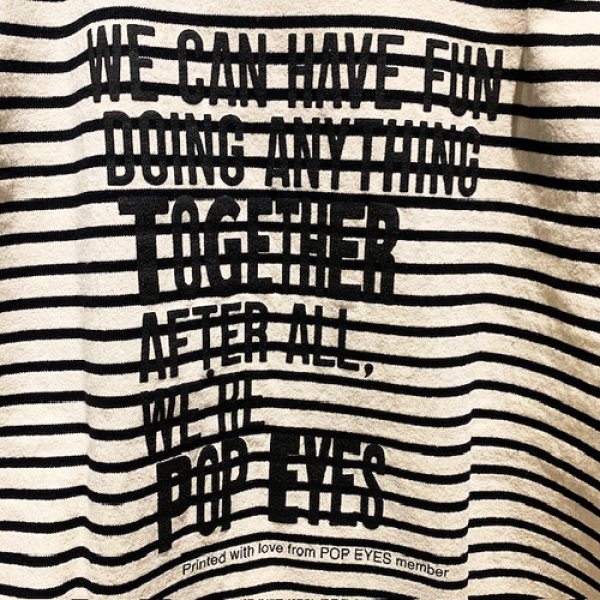 画像4: {POP EYES} CRAZY BORDER Tee SS (4)