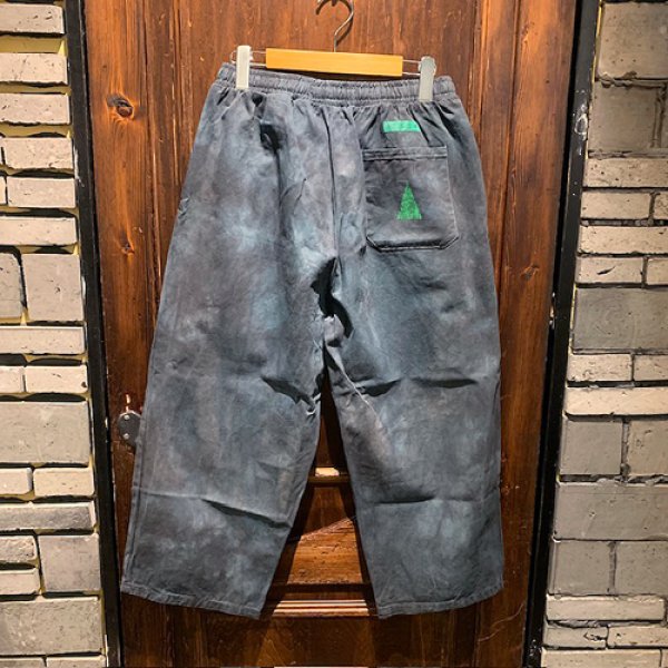 画像2: {FLYOVER} 染 9部丈 wide pants (2)