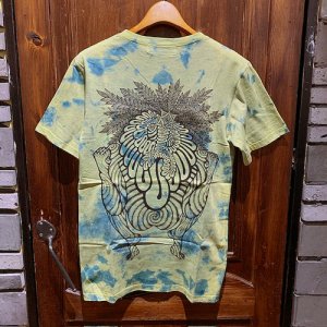 画像: {FLYOVER} 藍染 JAMBO short sleeve Tee