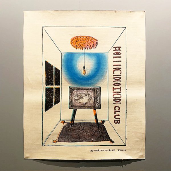 画像1: {Satoshi Ito} "One Room" Canvas Poster 01 (1)