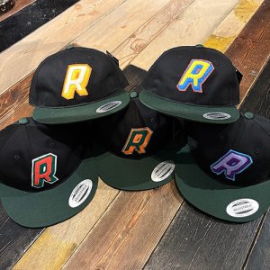 画像: {RAFFISH DOG} "R" 2TONE CAP (Black/Green)