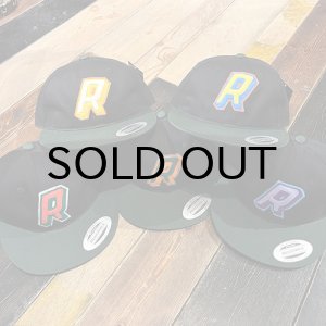 画像: {RAFFISH DOG} "R" 2TONE CAP (Black/Green)