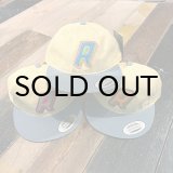 画像: {RAFFISH DOG} "R" 2TONE CAP (Pear Banana/Blue Stone)