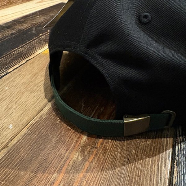 画像7: {RAFFISH DOG} "R" 2TONE CAP (Black/Green) (7)