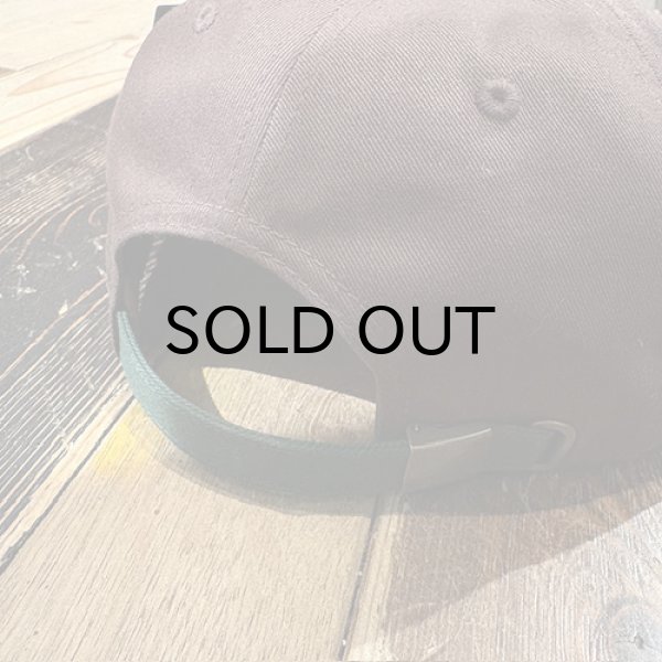 画像4: {RAFFISH DOG} "R" 2TONE CAP (Dark Brown/Green) (4)