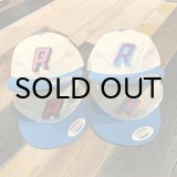 画像: {RAFFISH DOG} "R" 2TONE CAP (Cream/Retro Blue)