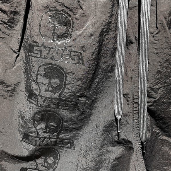 画像5: {SKULL SKATES} SKULL 4 LOGO NYLON SHORTS (5)