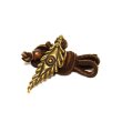 画像3: {FLYOVER} Leaf eye Pendant top ＜Brass＞ (3)