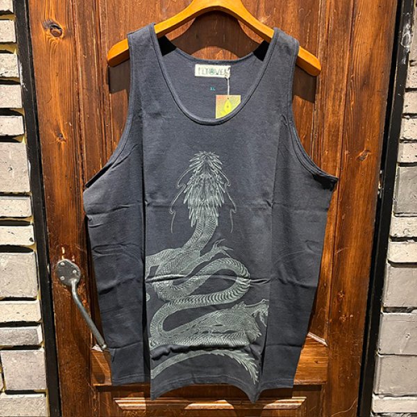 画像1: {FLYOVER} Tiger & Dragon Tank top (1)