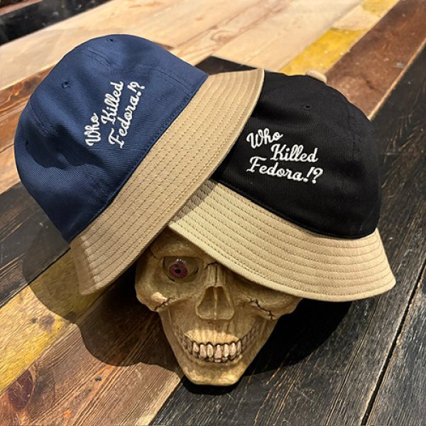 画像1: {Mr.FATMAN} TWO TONE EMBROIDERY HAT (1)