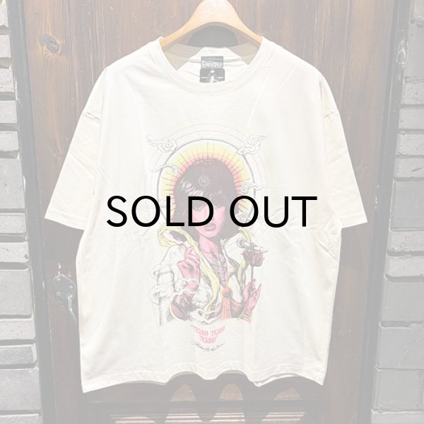 画像1:  {EROSTIKA} “MOMOE BOSATSU” Square T-Shirt (1)