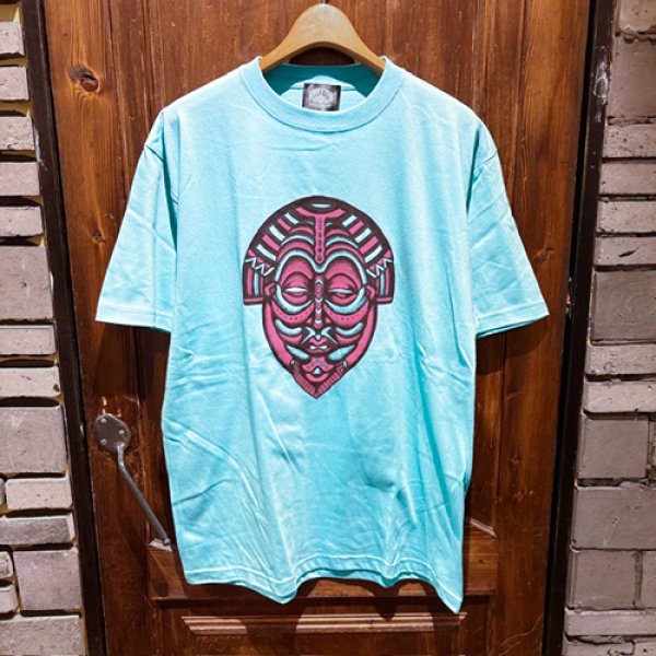 画像1: {仙台仮面展} "仙台仮面展" S/S T-SHIRTS (MINT GREEN) (1)