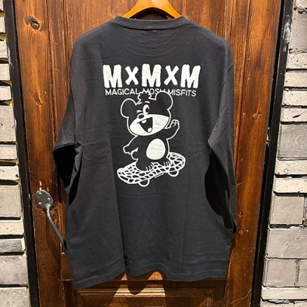 画像2: {MAGICAL MOSH MISFITS × でん六 } “ピーナッツスケボーとでんちゃん” LONG TEE (2)