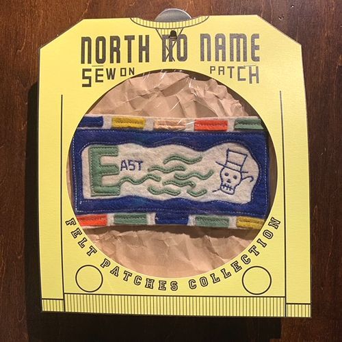 画像1: {NORTH NO NAME} FELT PATCH / L / "EAST" (1)